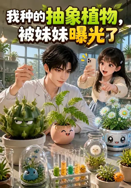 我种的抽象植物，被妹妹曝光了海报