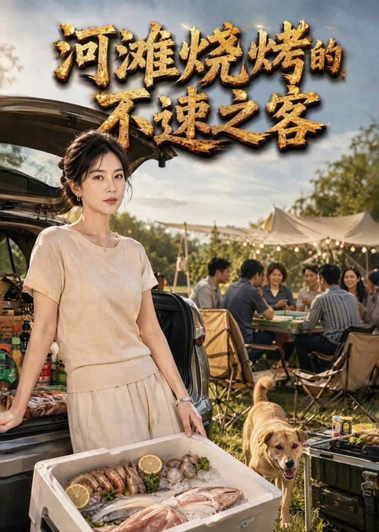 河滩烧烤的不速之客海报