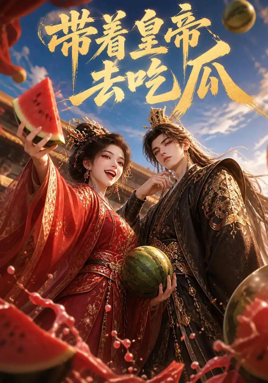 带着皇帝去吃瓜海报