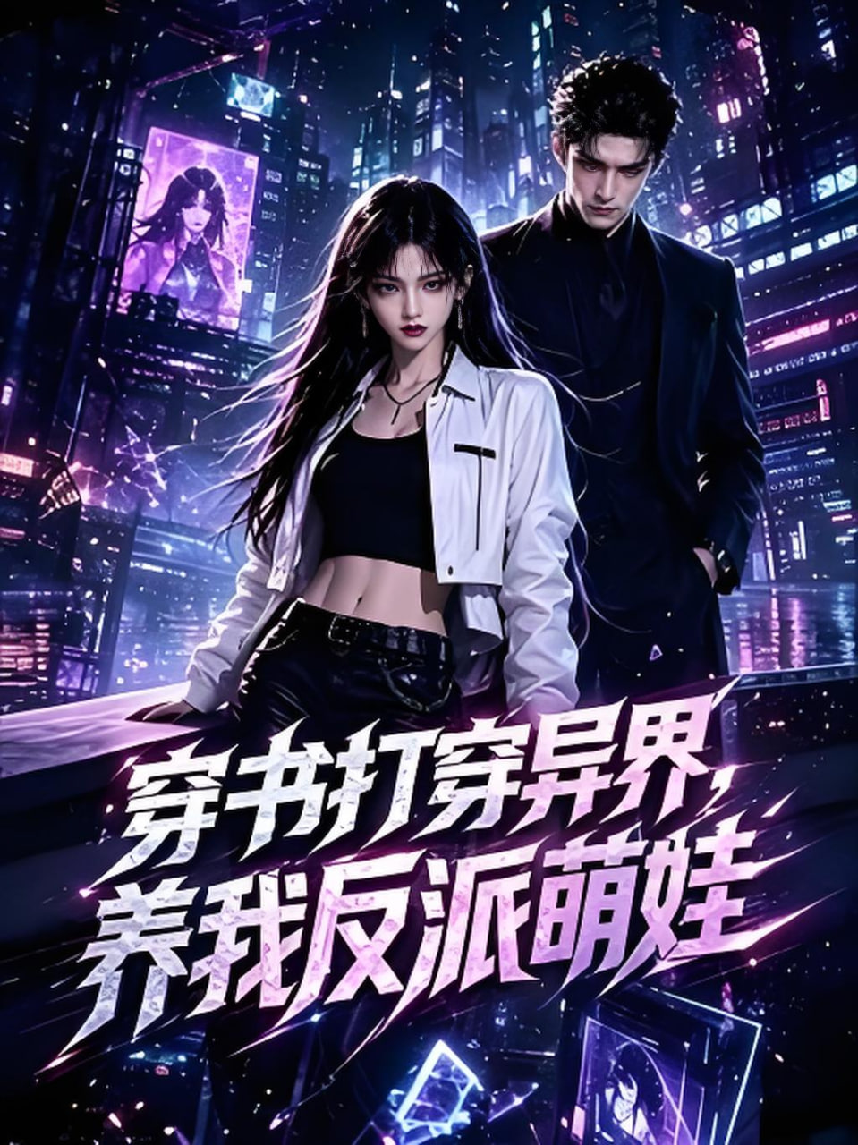 穿书打穿异界，养我反派萌娃海报