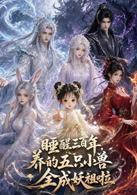 沉睡三百年，养的五只小兽全成妖祖啦海报