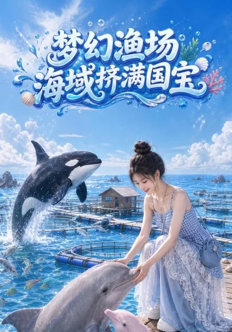 梦幻渔场，海域挤满国宝海报