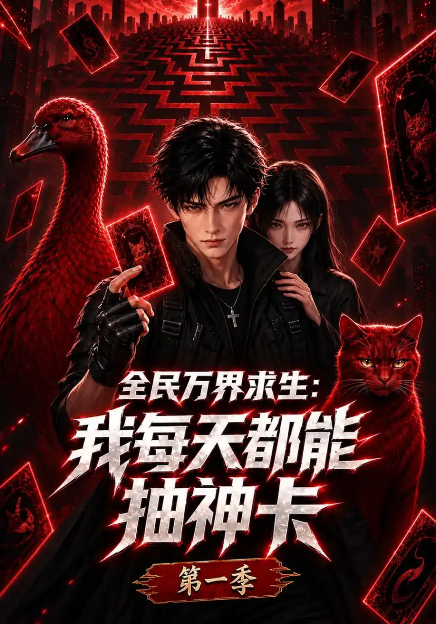 全民万界求生：我每天都能抽神卡第一季海报