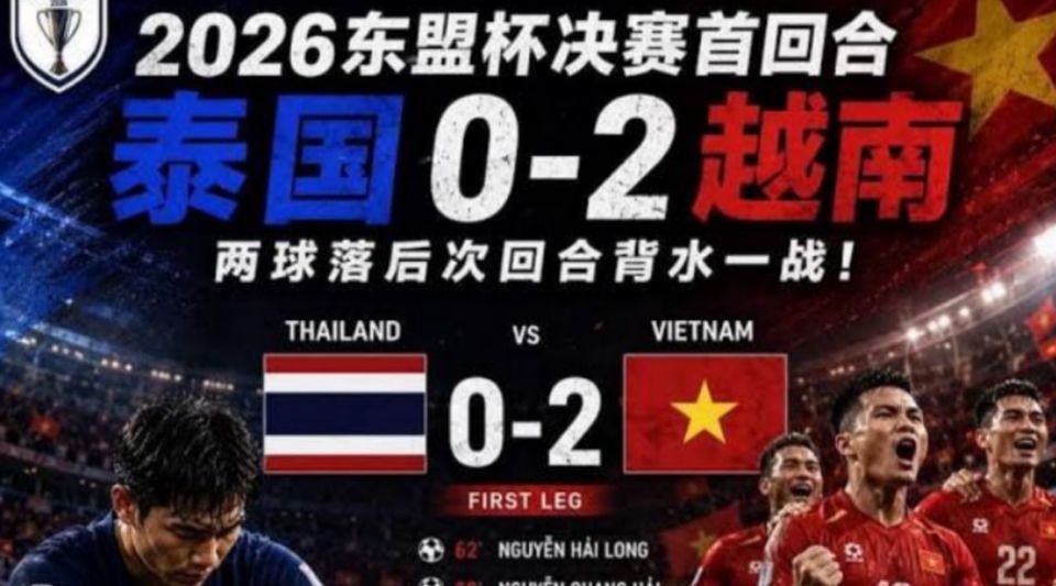 2026东盟杯第一级别B组第2轮全场回放：泰国vs越南海报