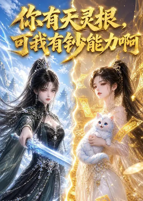 你有天灵根，可我有钞能力呀海报