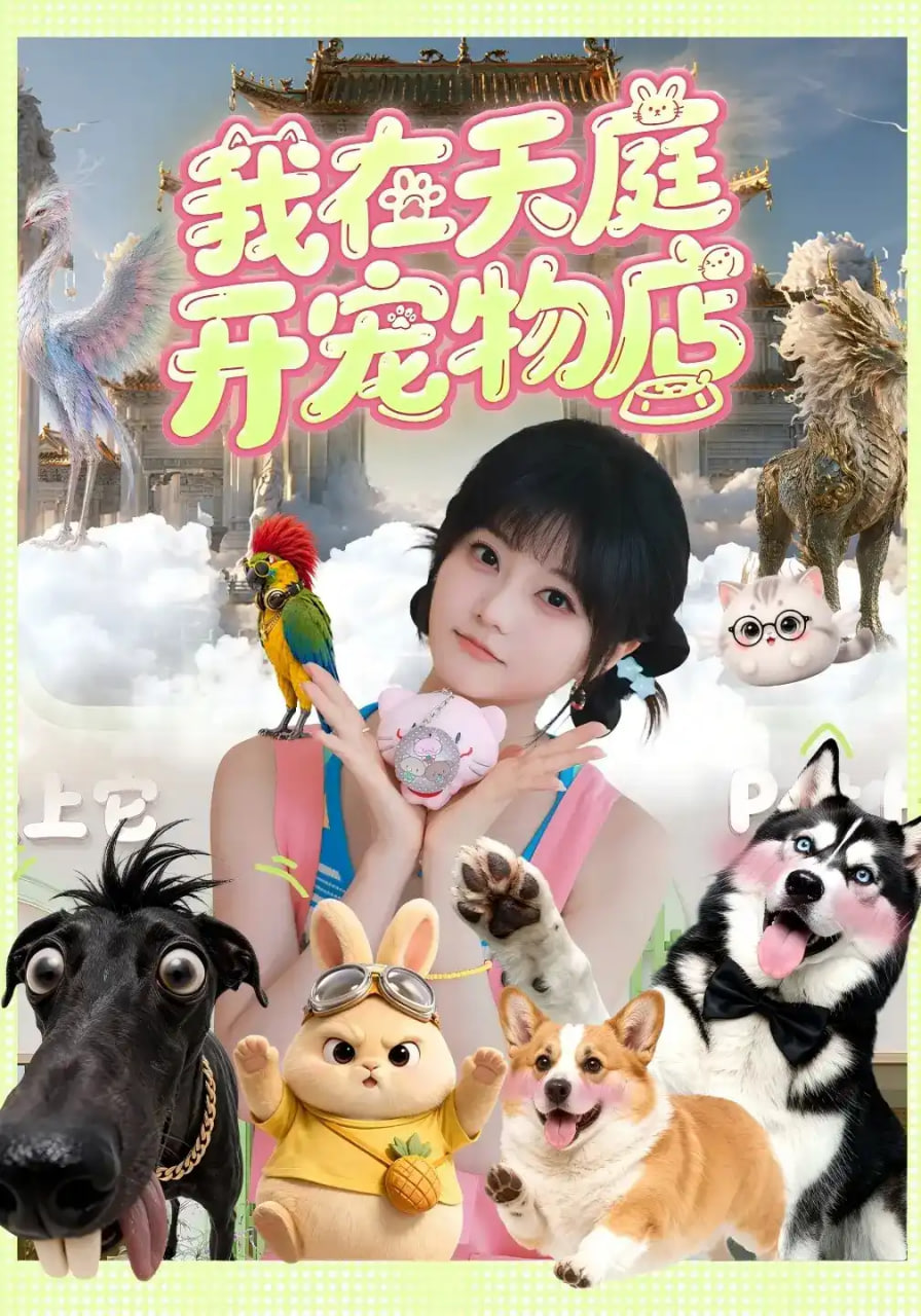 我在天庭开宠物店海报