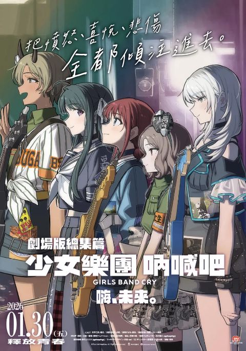 少女乐队的呐喊总集篇：嘿，未来 劇場版総集編海报