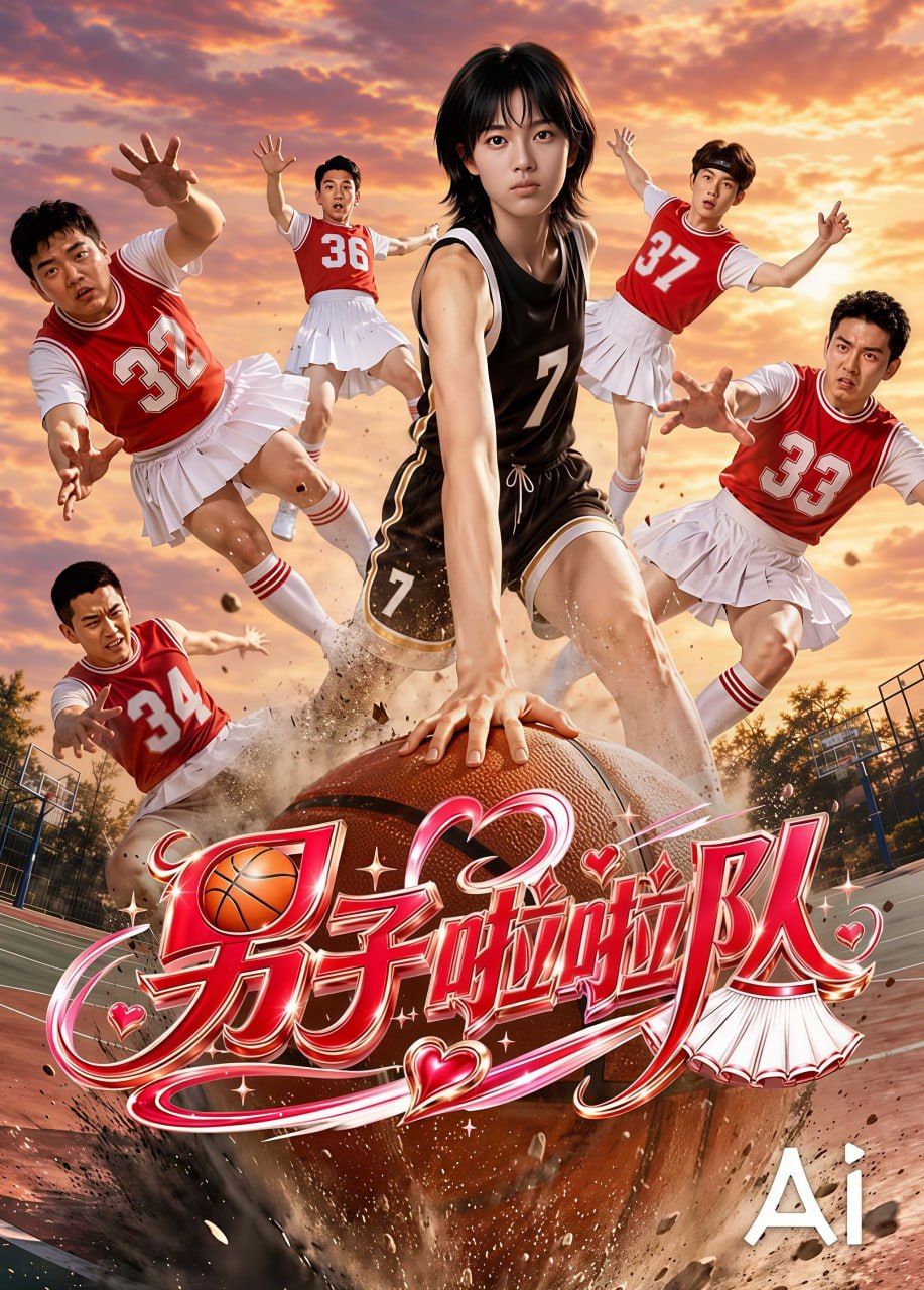 男子啦啦队(AI剧)海报
