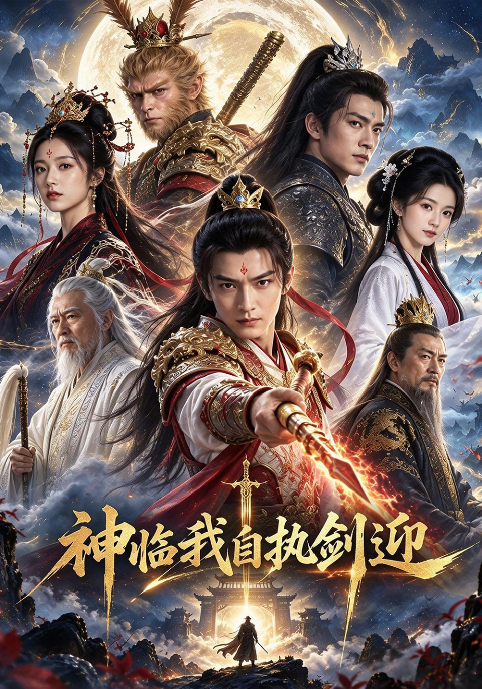 神临我自执剑迎海报