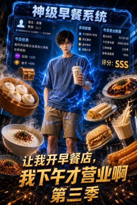 让我开早餐店,我下午才营业啊第三季海报