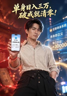 单身日入三万，破戒就清零！海报