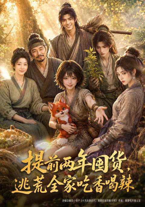 提前两年囤货，逃荒全家吃香喝辣海报