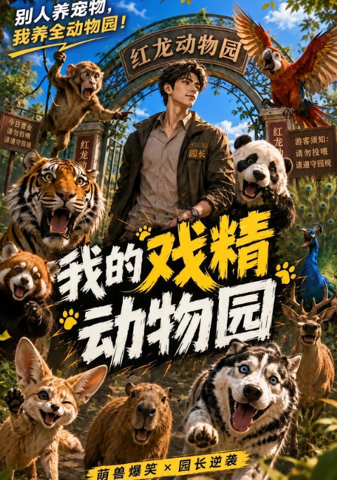 我的戏精动物园海报