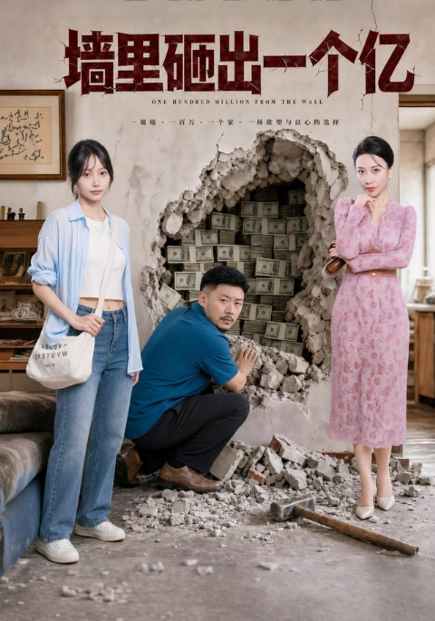 墙里砸出一个亿海报