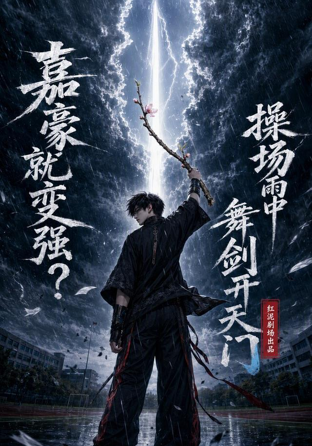 嘉豪就变强？操场雨中舞剑开天门海报
