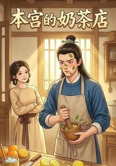 本宫的奶茶店海报