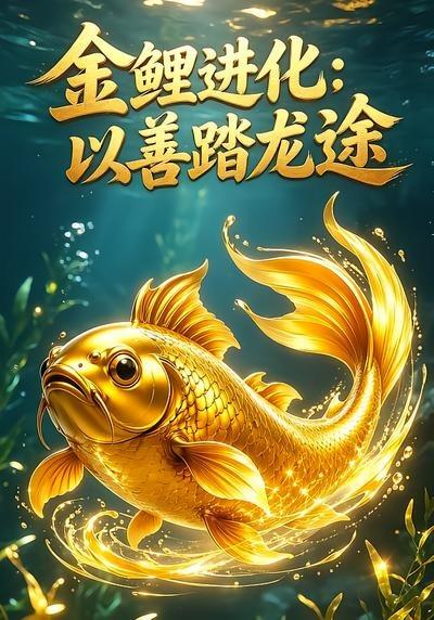金鲤进化以善踏龙途海报
