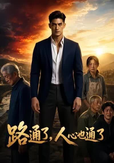 路通了，人心也通了海报