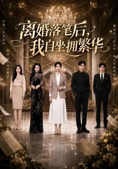 离婚落笔后，我自坐拥繁华海报