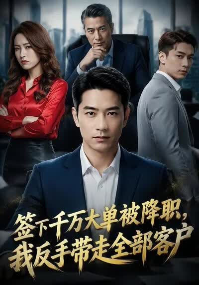 签下千万大单被降职，我反手带走全部客户海报