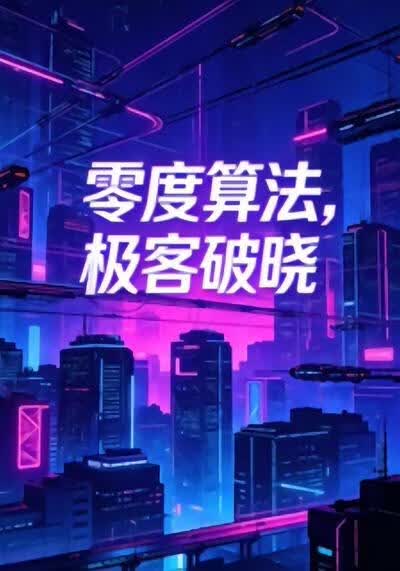 零度算法，极客破晓海报