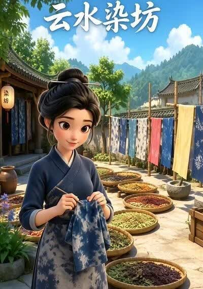 云水染坊海报