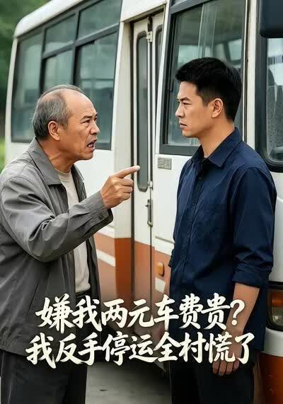 嫌我两元车费贵？我反手停运全村慌了海报