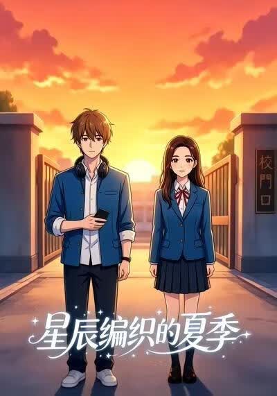 星辰编织的夏季海报