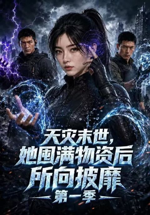 天灾末世，她囤满物资后所向披靡！海报