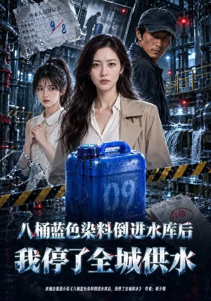 八桶蓝色染料倒进水库后我停了全城供水海报