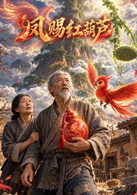 凤赐红葫芦海报