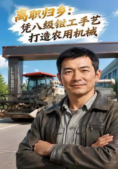 离职归乡：凭八级钳工手艺打造农用机械海报