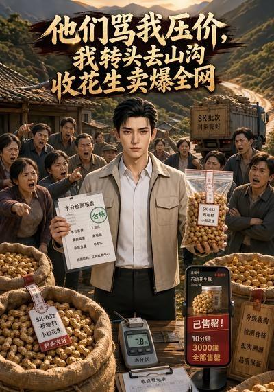 他们骂我压价，我转头去山沟收花生卖爆全网海报