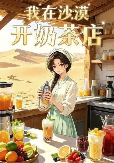 我在沙漠开奶茶店海报