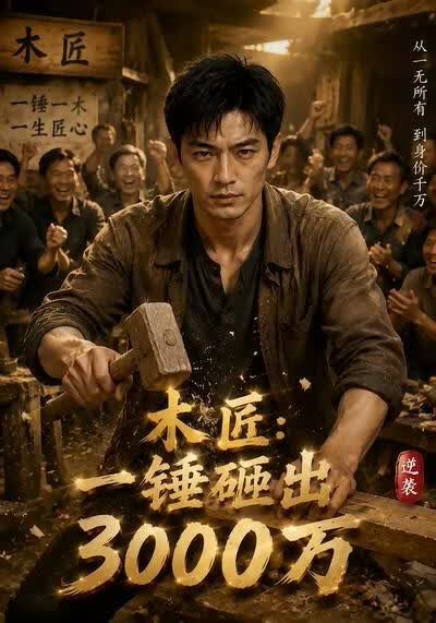 木匠：一锤砸出3000万海报