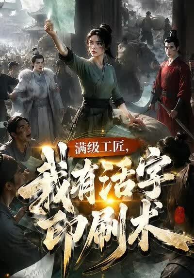 满级工匠，我有活字印刷术海报