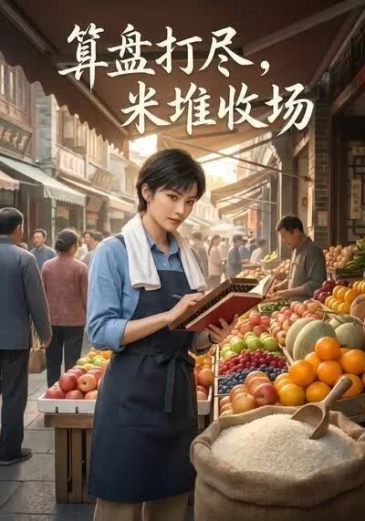 算盘打尽，米堆收场海报
