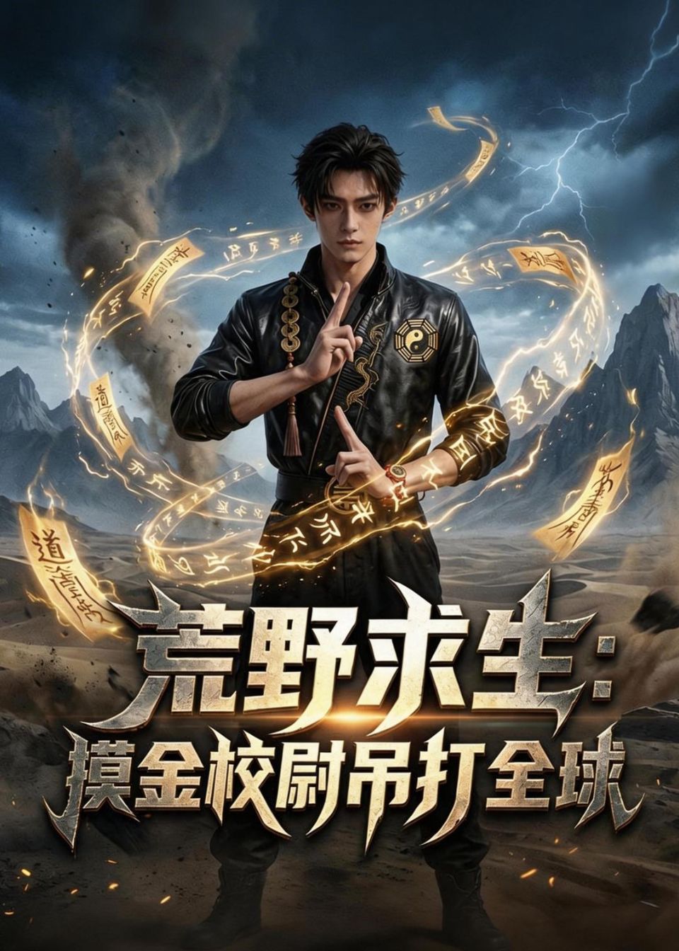 荒野求生：摸金校尉吊打全球 AI海报