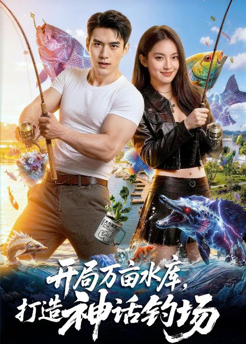 开局万亩水库，打造神话钓场 AI海报