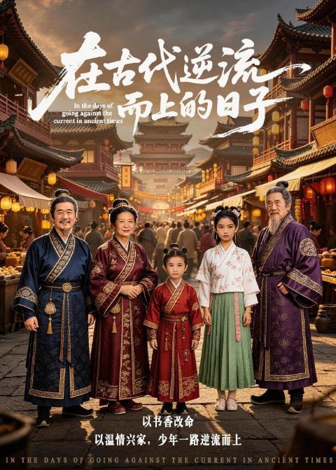 在古代逆流而上的日子 AI海报