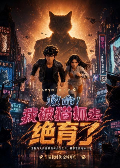 救命！我被猫抓去绝育了 动漫海报