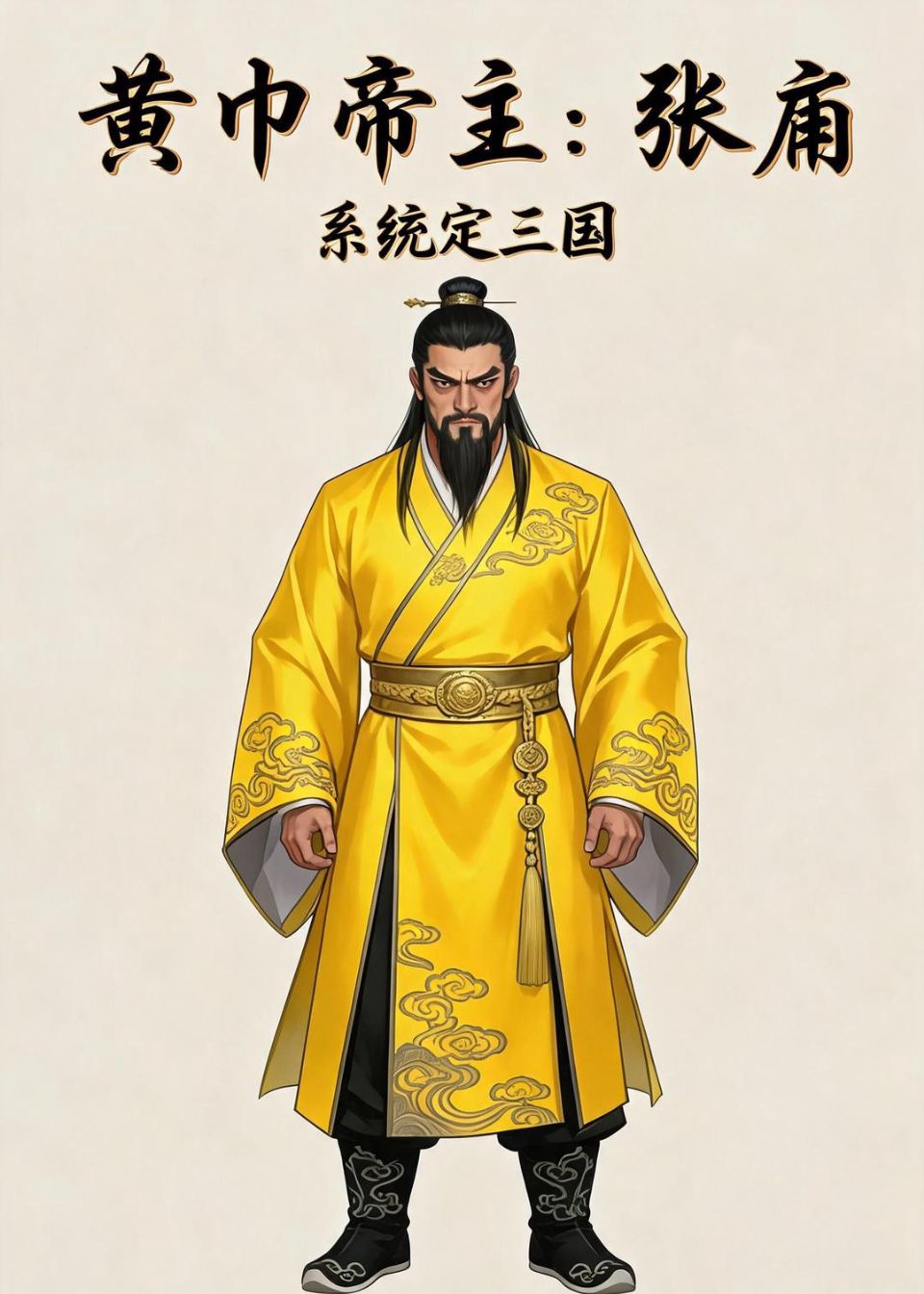 黄巾帝主：张角系统定三国 动漫海报