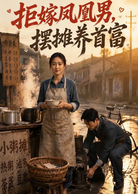 拒嫁风凰男，摆摊养首富 AI海报
