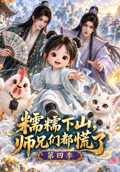 糯糯下山，师兄们都慌了第四季 Ai漫剧海报