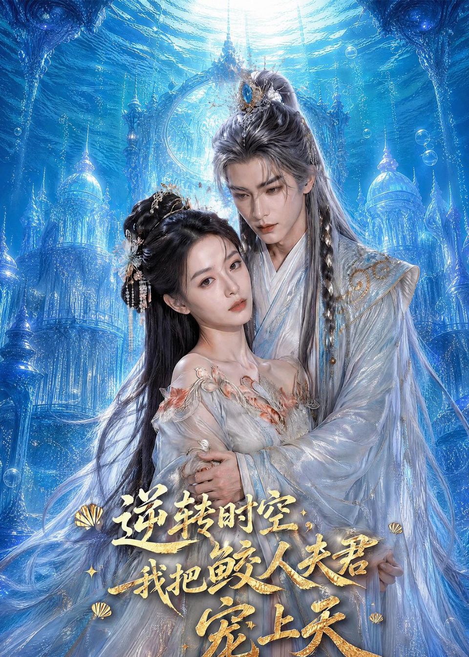 逆转时空-我把鲛人夫君宠上天 Ai漫剧海报