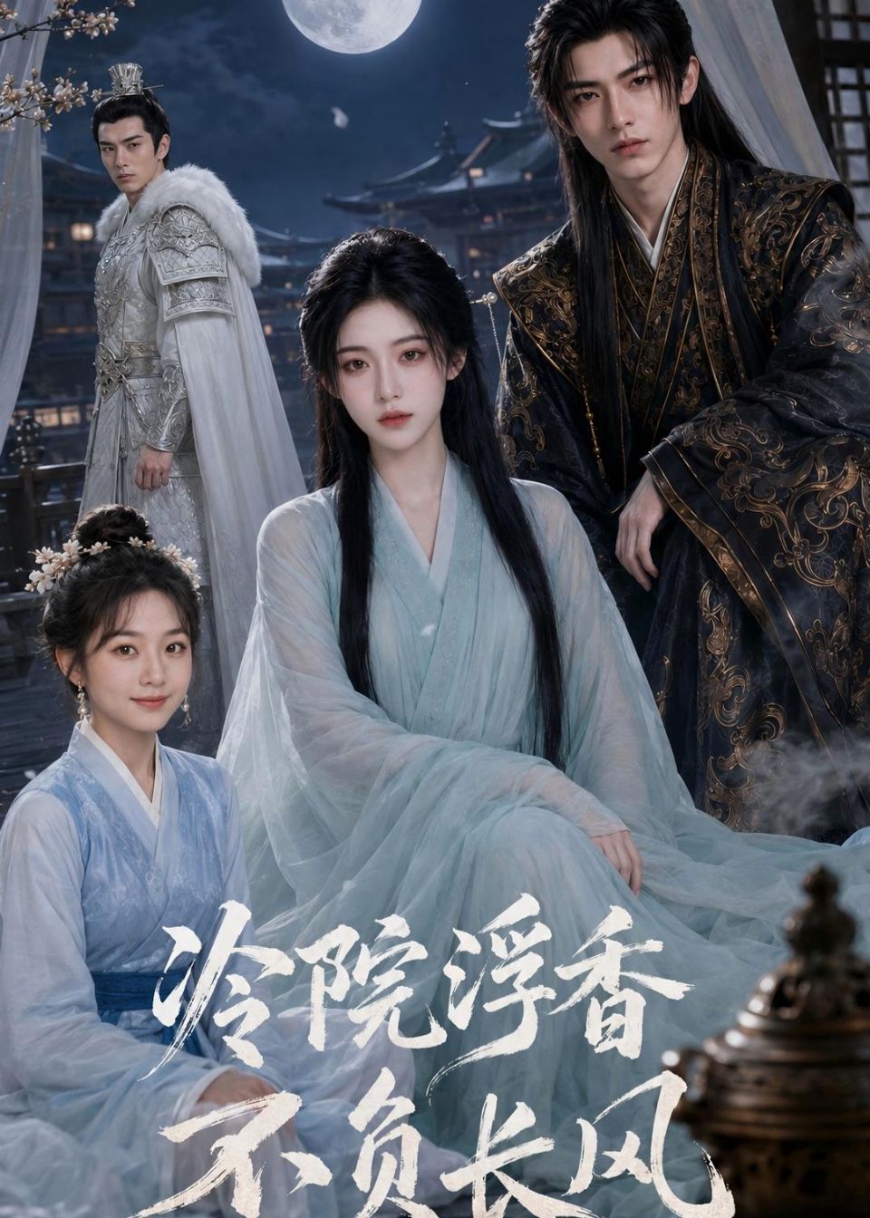 冷院浮香，不负长风 AI海报