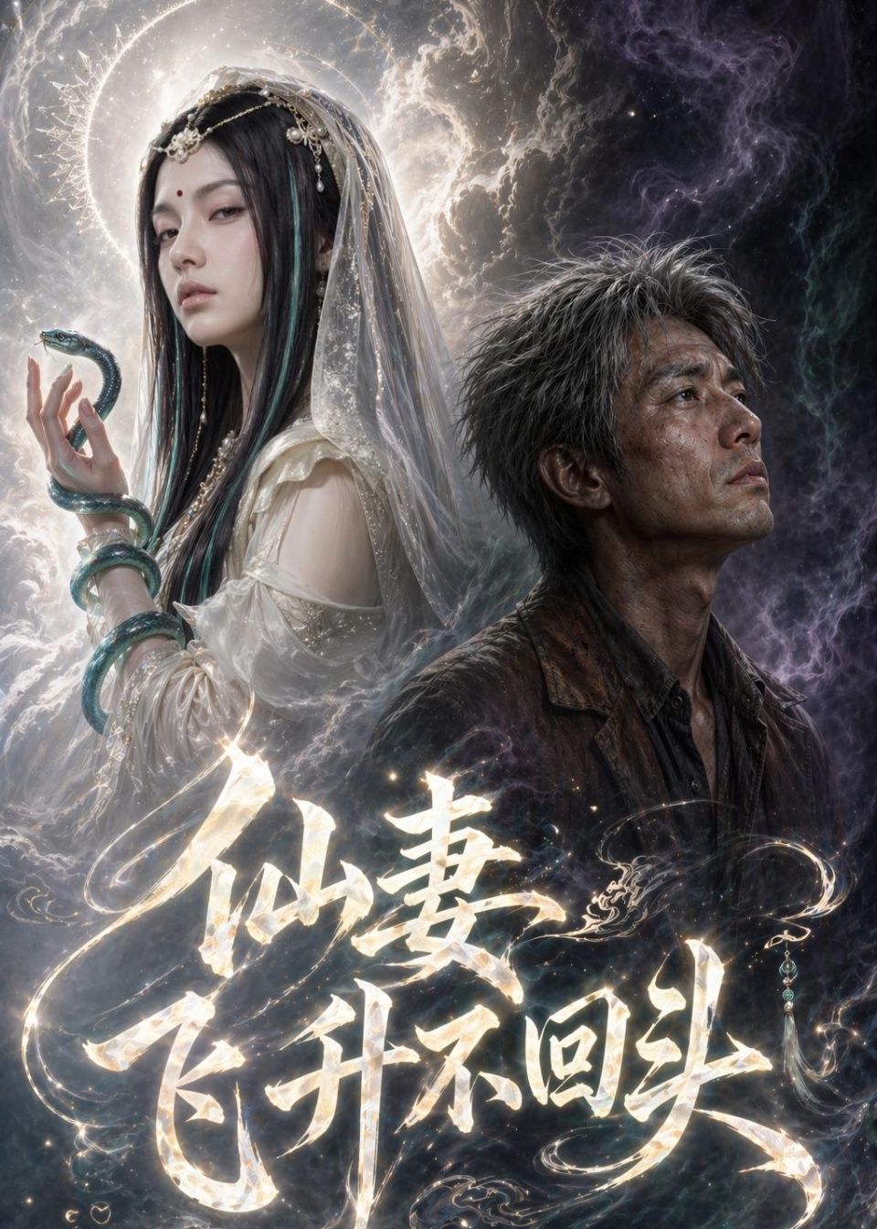 仙妻飞升不回头 AI海报