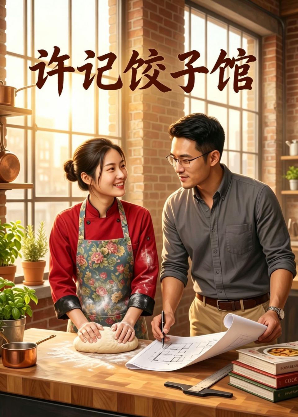 许记饺子馆 AI海报