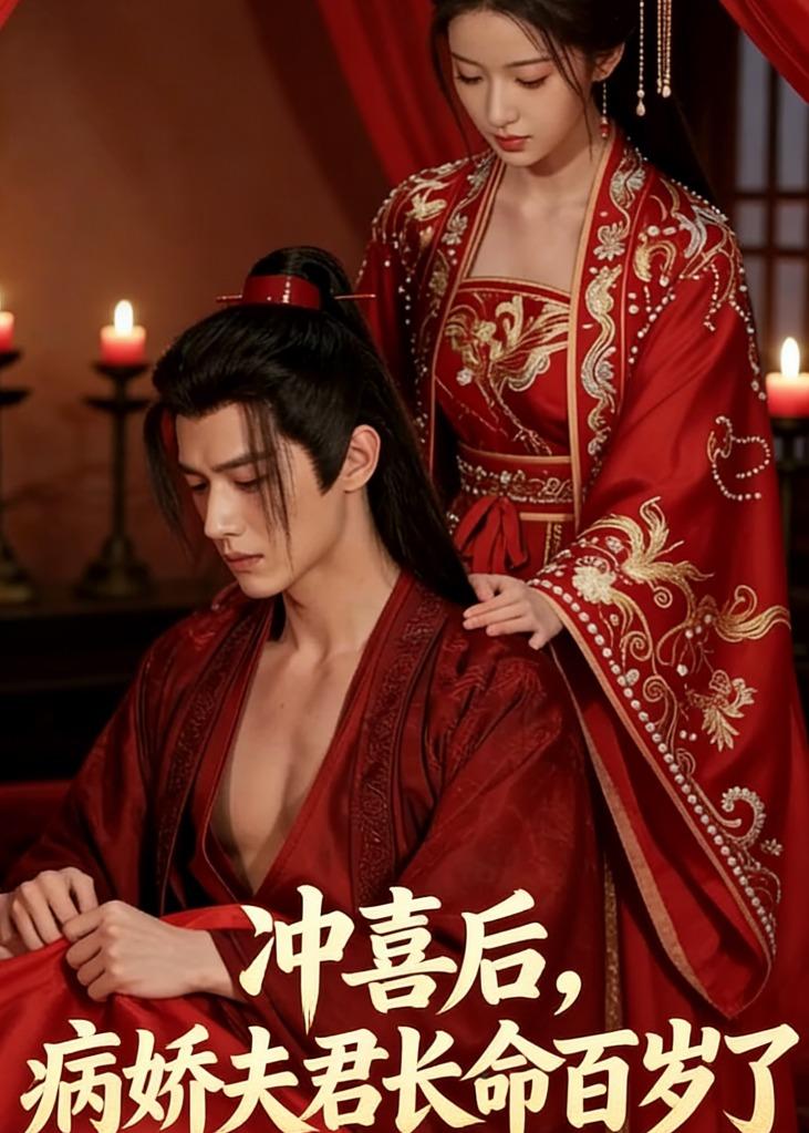 冲喜后，病娇夫君长命百岁了 AI海报