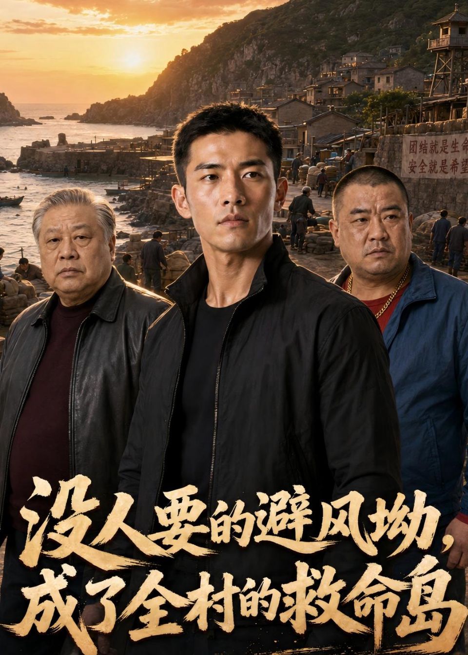 没人要的避风坳，成了全村的救命岛 AI海报